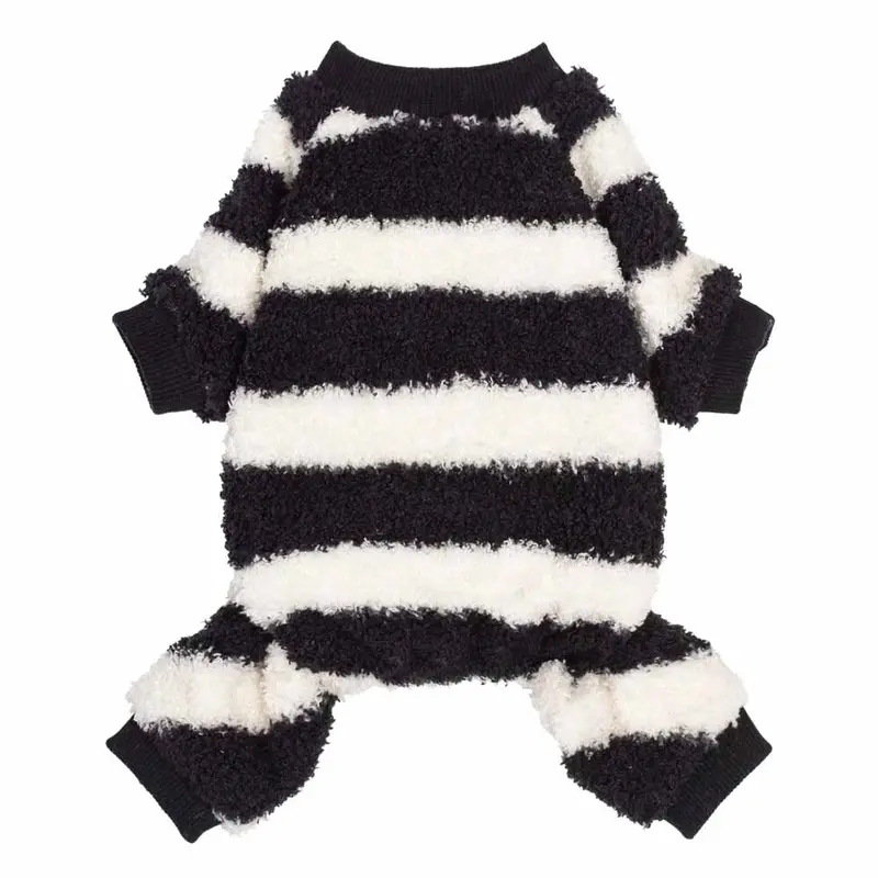 Fuzzy Striped Pajamas