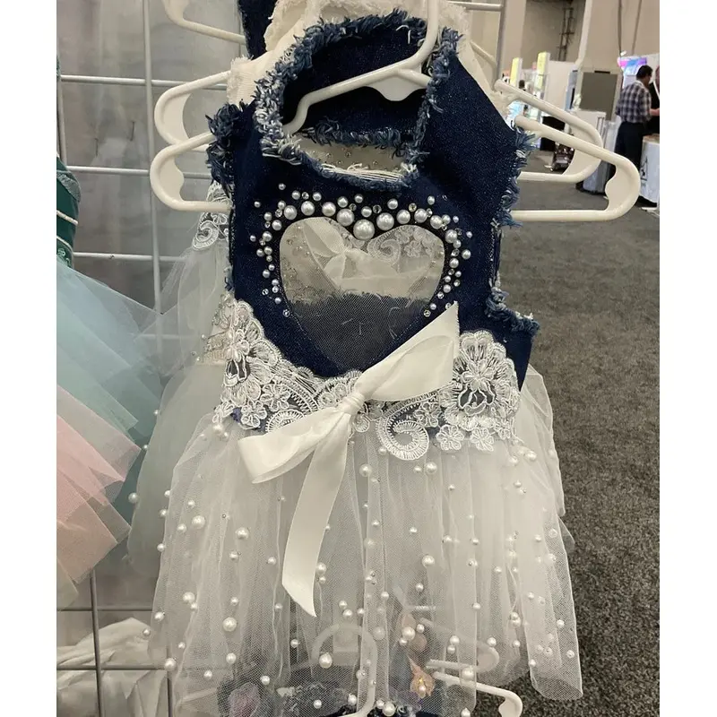 Blue Denim Bride Dress