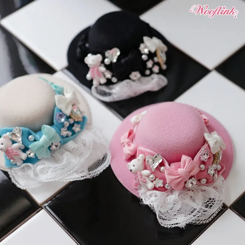 Wooflink Nice Day Fascinator Hat in 3 Colors