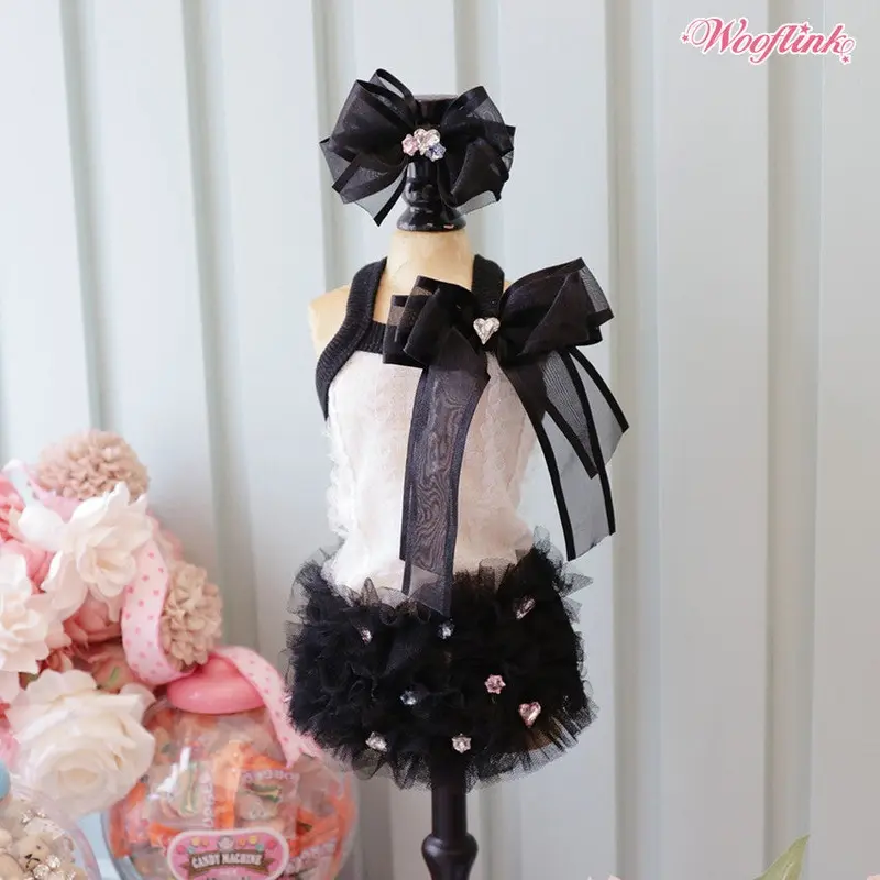 Wooflink Stardust Dress in Black