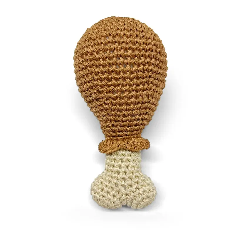 Chicken Leg Knit Toy