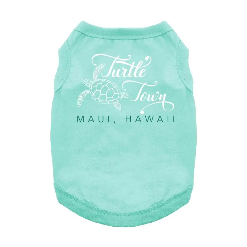Turtle Town Maui, HI Tank Top - Teal