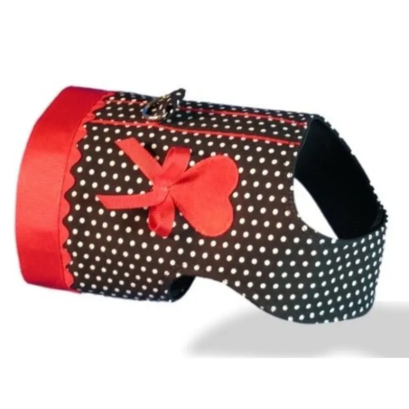 Black & White Swiss Dot Harness