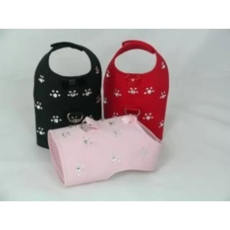 Rhinestone Dog Paw Harness in 3 Colors