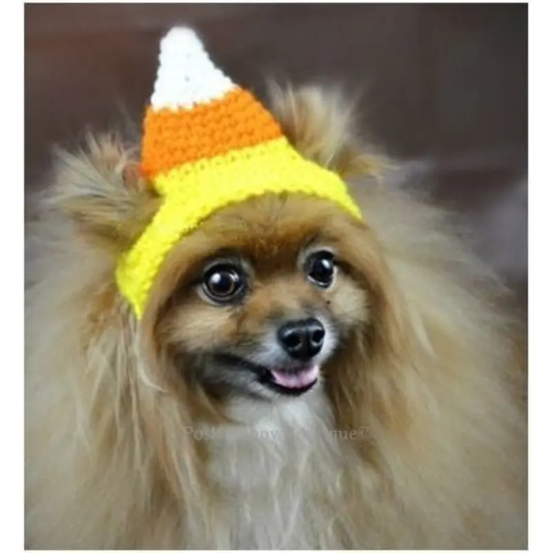 Crochet Candy Corn Beanie Hat