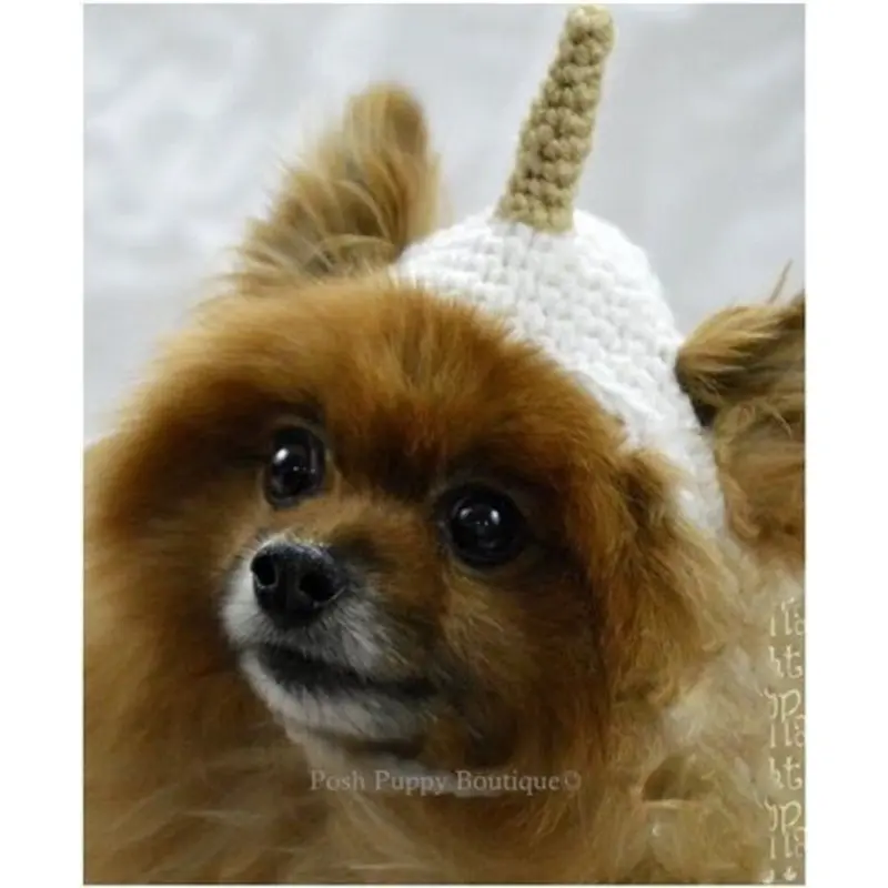 Crochet Unicorn Beanie Hat