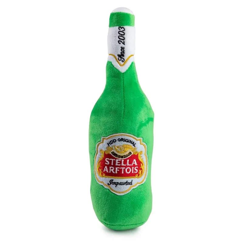 Stella Arftois Beer Bottle Plush Toy