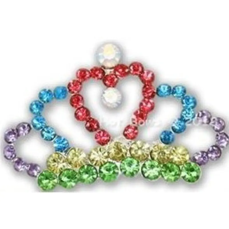 Tiny Tiara, Mulitcolor Hair Clip