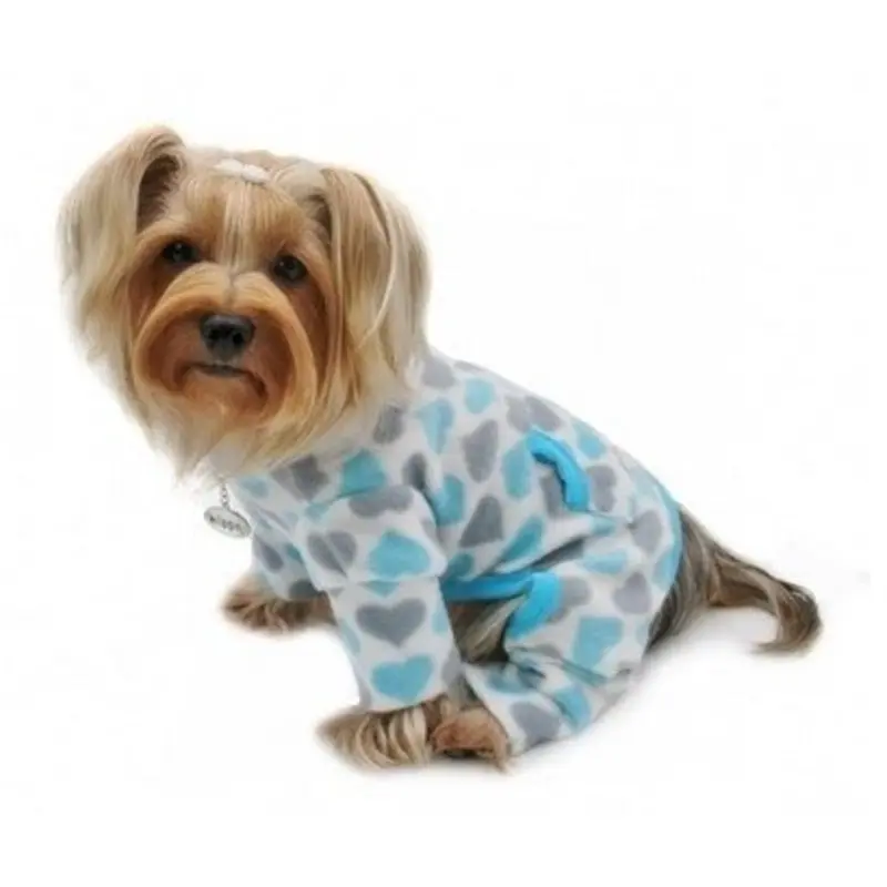 Blue and Gray Hearts Fleece/Ultra-Plush Blanket & Matching Blanket