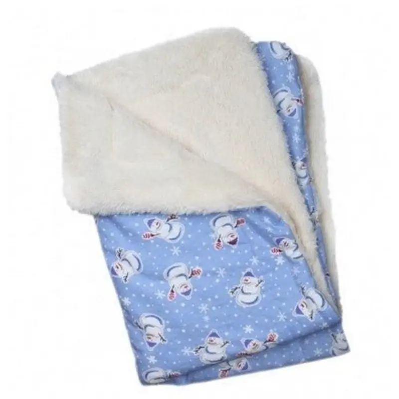 Snowman & Snowflakes Flannel-Ultra-Plush Blanket