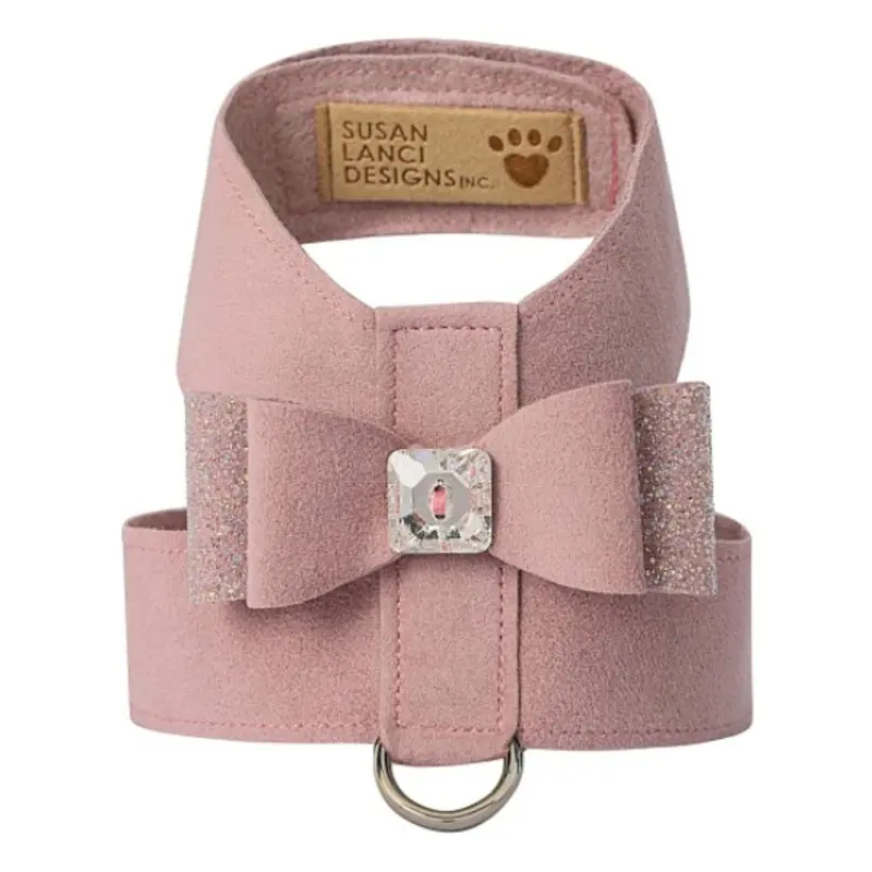 Susan Lanci AB Crystal Stellar Big Bow Tinkie Harness in Rosewood
