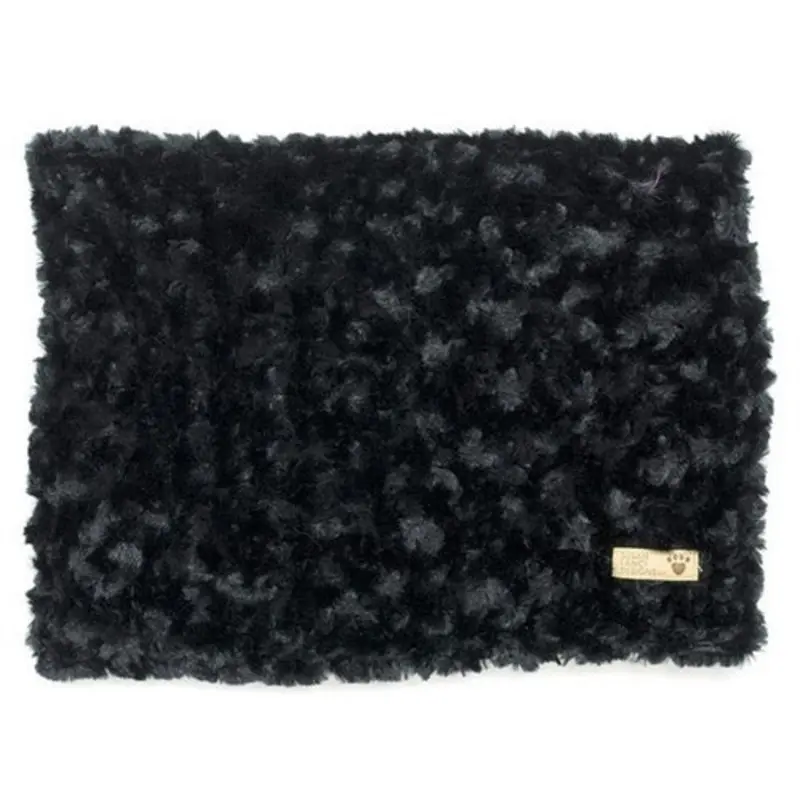 Susan Lanci Black Curly Sue Blanket