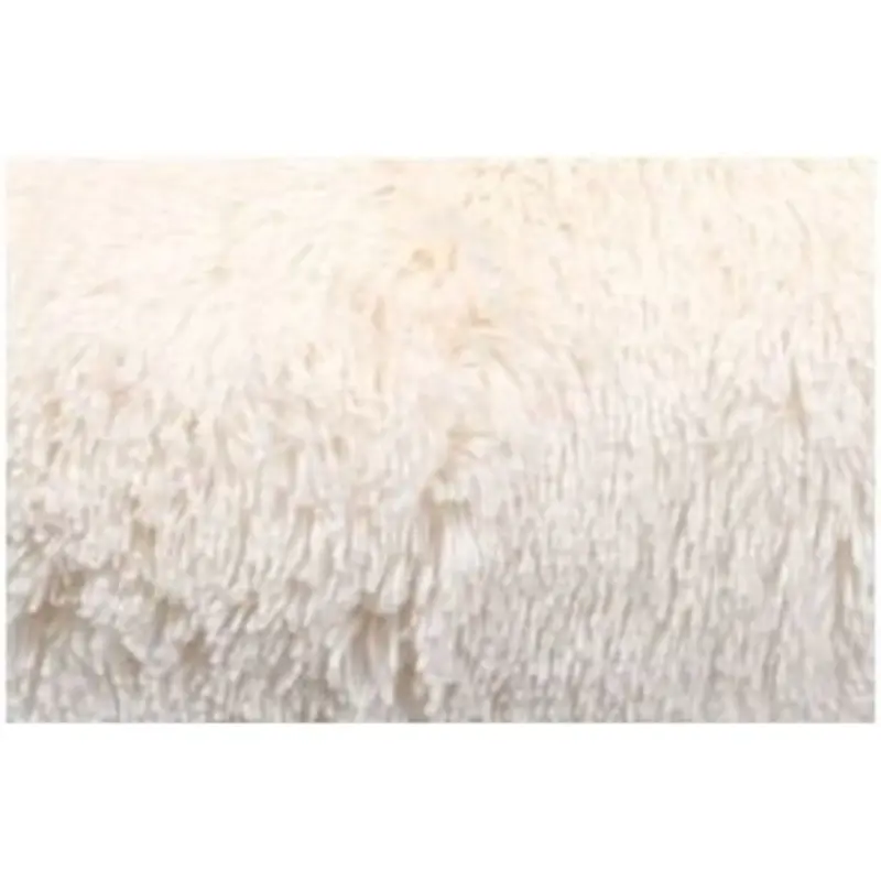Susan Lanci Cream Shag Blanket