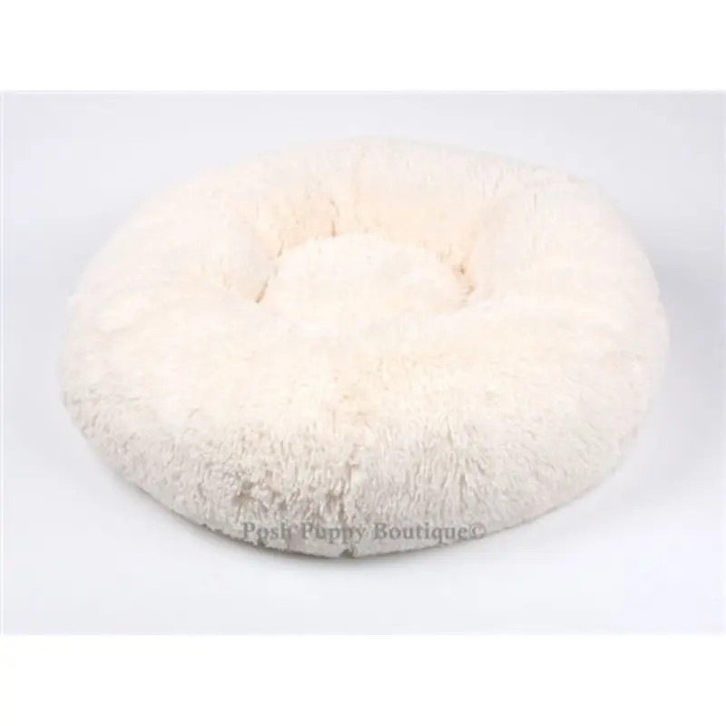 Susan Lanci Shag Bed - Cream