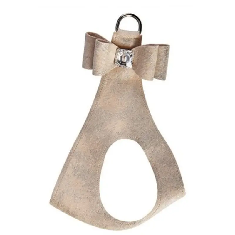 Susan Lanci Champagne Glitzerati Big Bow Step in Harness