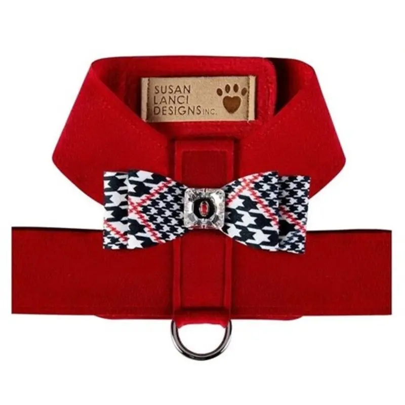 Susan Lanci Classic Glen Houndstooth Big Bow Tinkie Harness