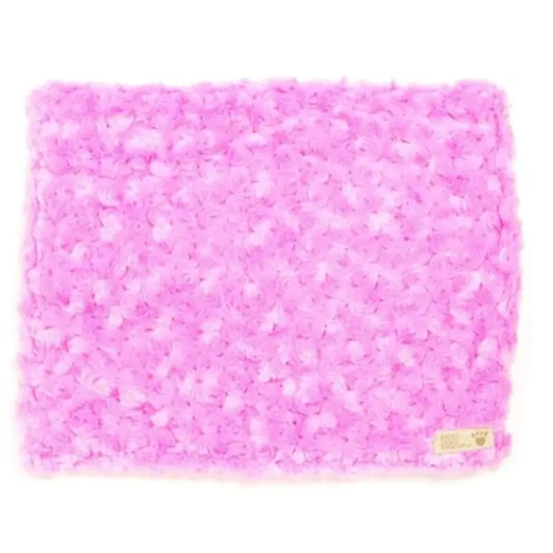 Susan Lanci Perfect Pink Curly Sue Blanket