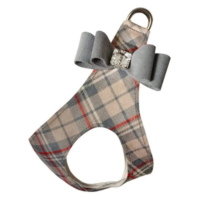 Susan Lanci Scotty Doe Plaid Big Bow Step In Harness