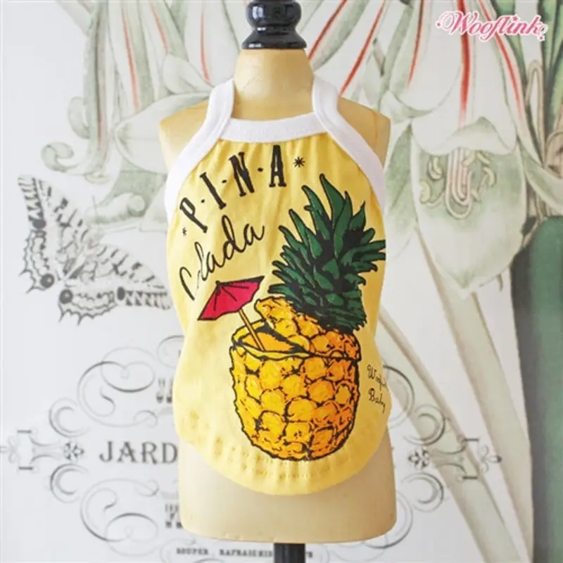 Wooflink Pina Colada Top in Yellow