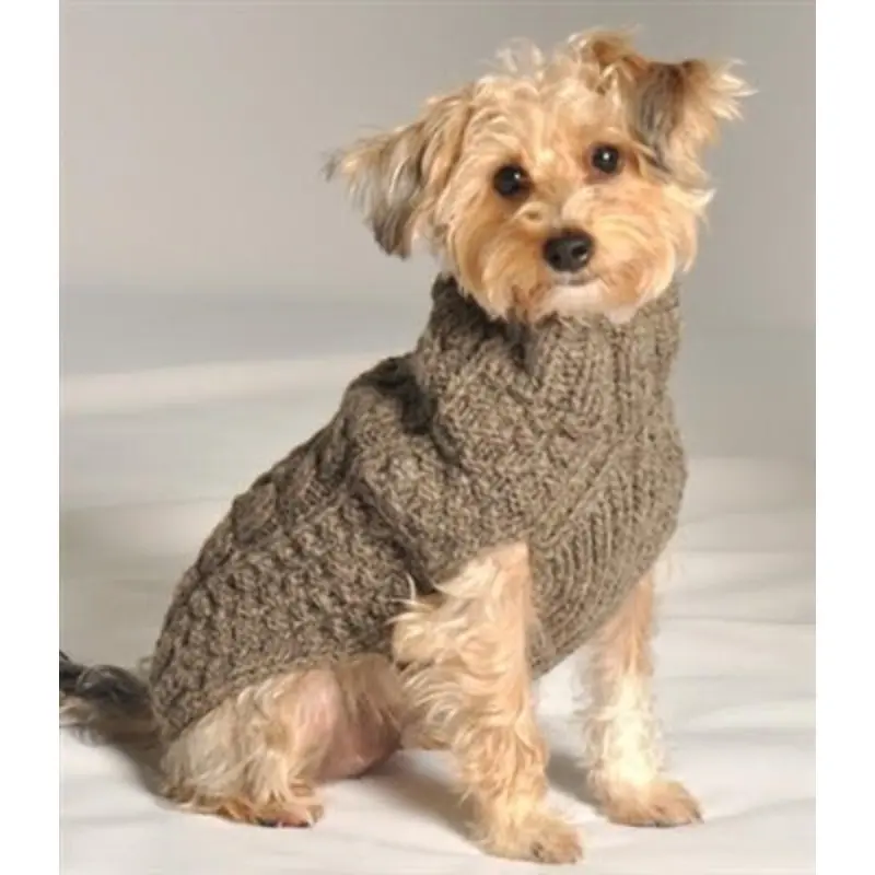 Cable Knit Sweater - Grey