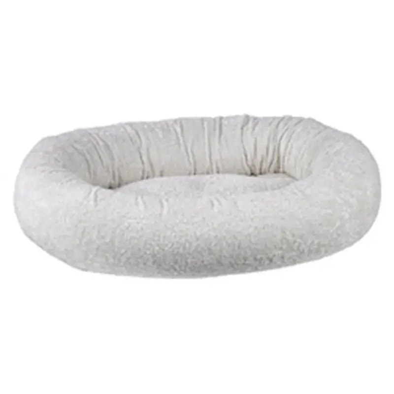 Donut Bed Ivory Sheepskin Faux Fur
