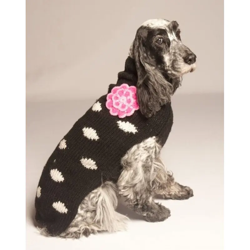 Black Polka Dot Sweater