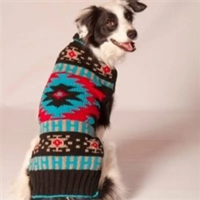 Black Southwest Dog Sweater