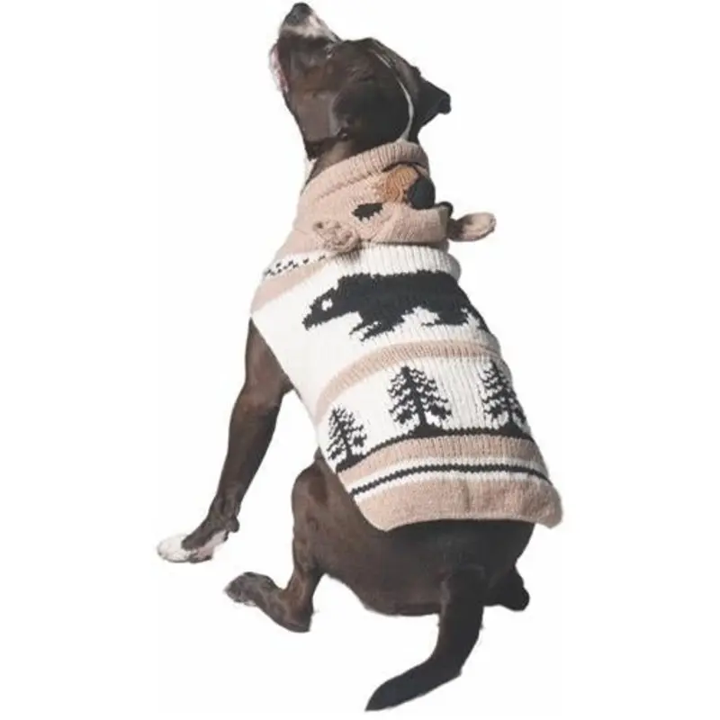 Brown Bear Hoodie Sweater