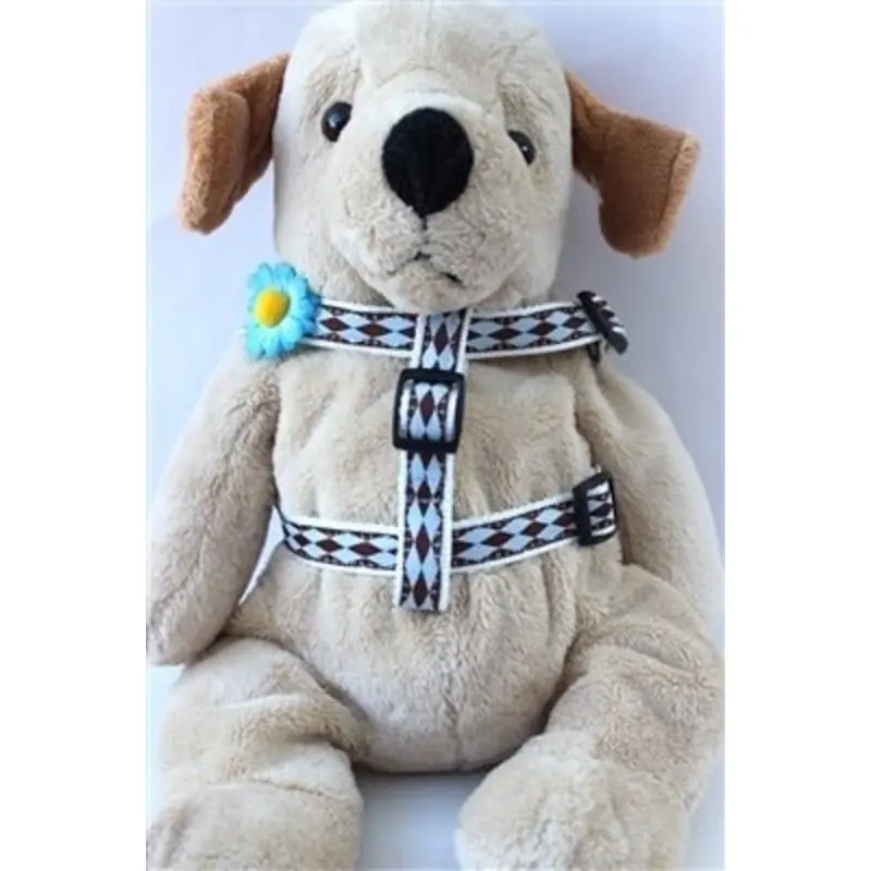 Gerber Daisy Blue Collection - Step In Harnesses All Metal Buckles