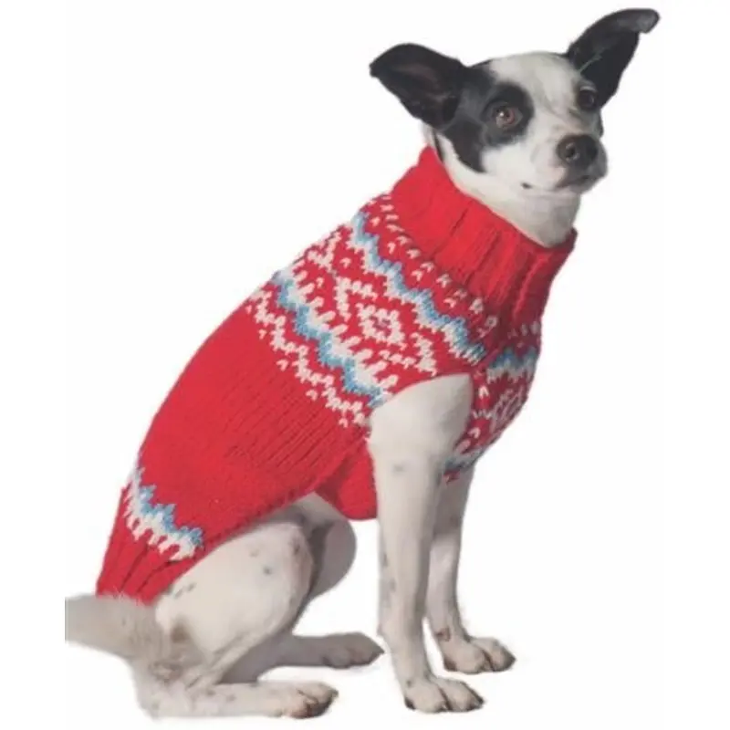 Red Nordic Sweater