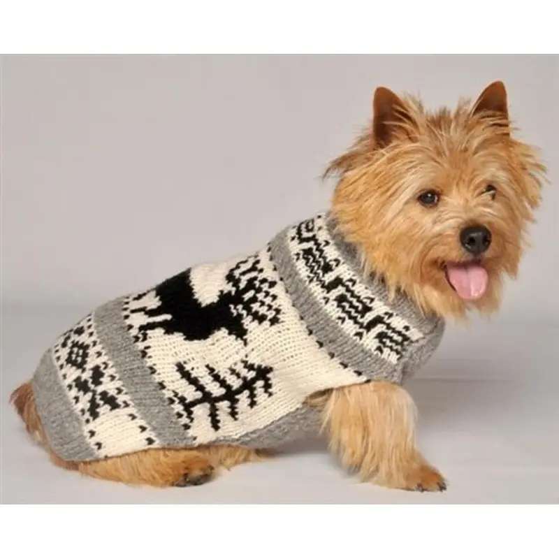 Reindeer Shawl Sweater