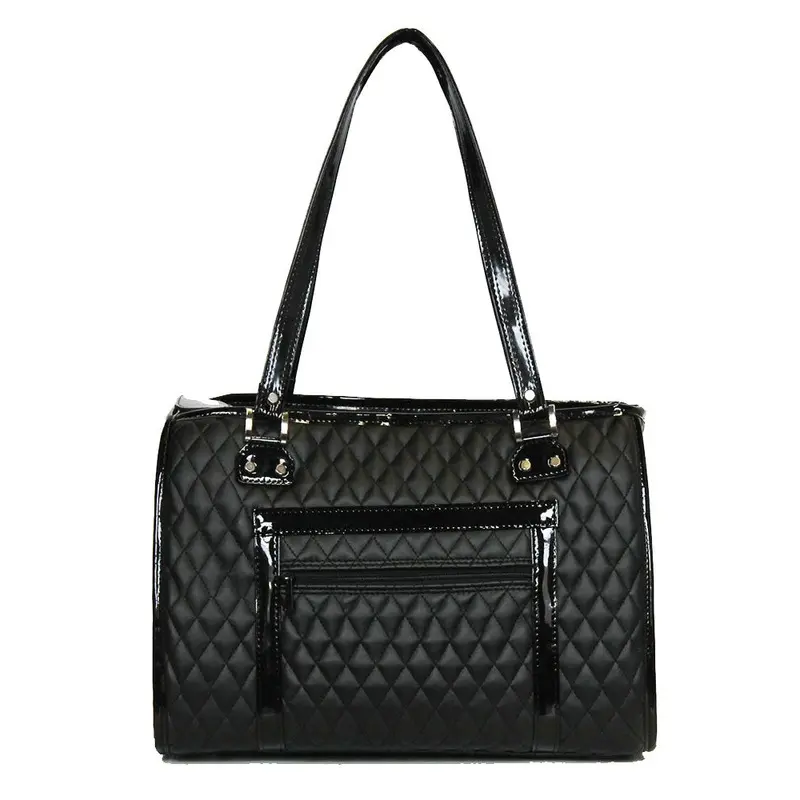The Payton Bag Carrier- Black Quilted