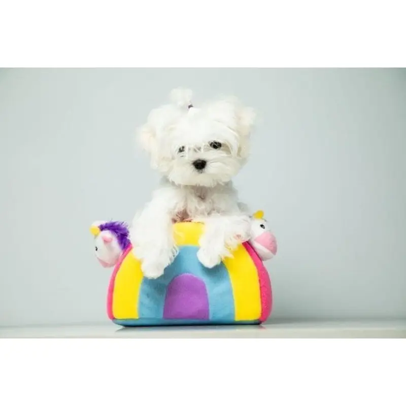 Zippy Paws Burrow - Unicorns in Rainbow