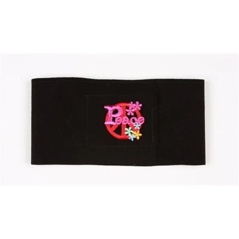 Susan Lanci Black- Peace Symbol Wizzers Bellyband