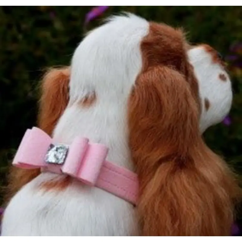 Susan Lanci Really Big Bow Ultrasuede Collars in Many Colors
