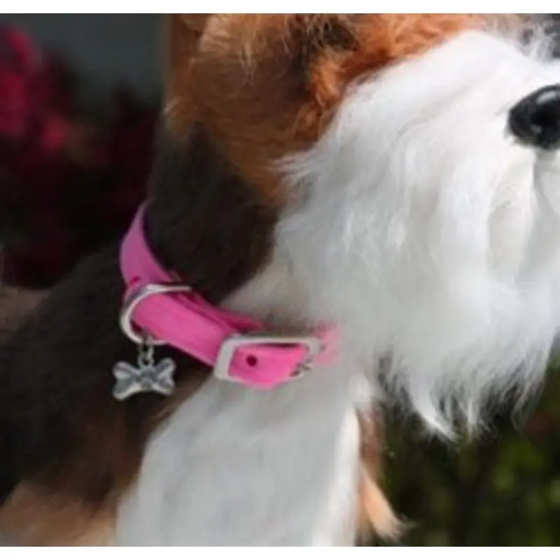 Susan Lanci Plain Ultrasuede Dog Collars in Many Colors