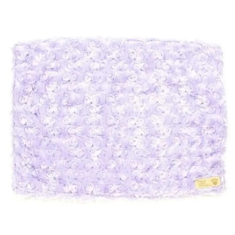 Susan Lanci French Lavender Curly Sue Blanket