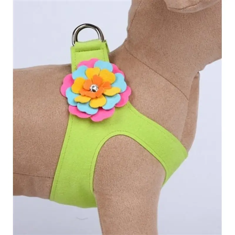 Susan Lanci Fantasy Flower Collection Step-In Harness - Kiwi