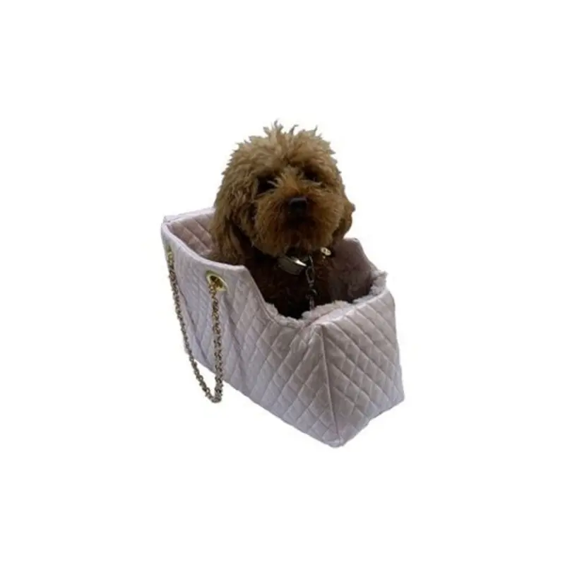 Kate Carrier in Light Pink with Chain Straps