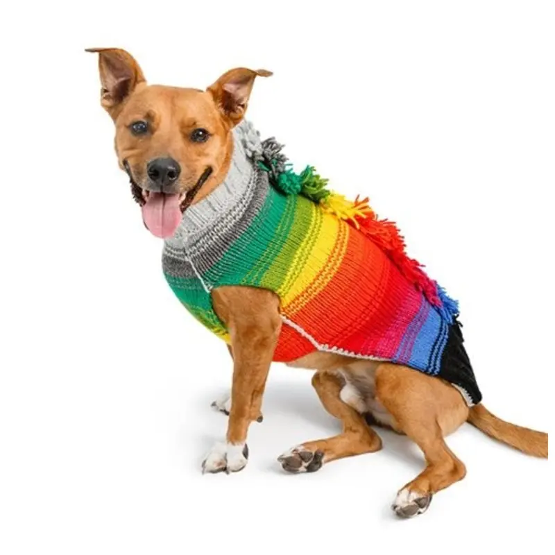 Rainbow Mohawk Dog Sweater