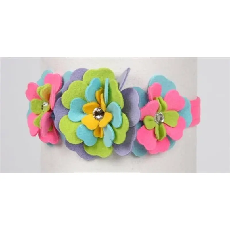 Susan Lanci Fantasy Flower Collection Collar- Perfect Pink