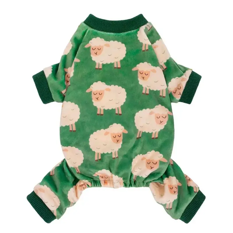 Sheep Print Dog Pajamas