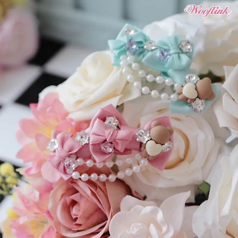 Wooflink Sweet Candy Hair Bow in 2 Colors