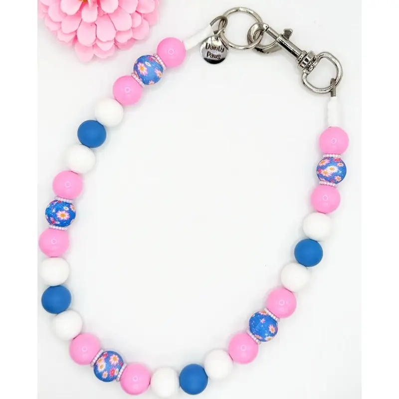 Too Cute To Bloom Beaded Pet Collar