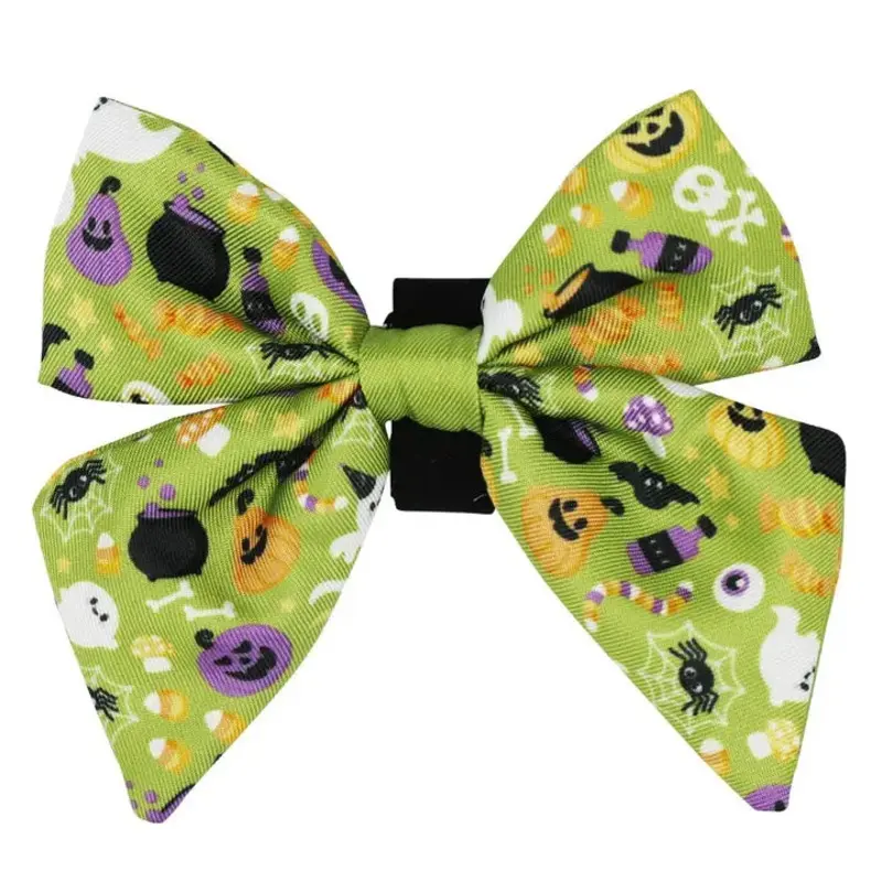 Dog Sailor Bow Collar Slider -Haunt Mess