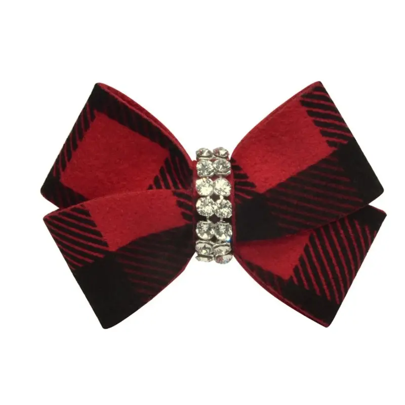 Susan Lanci Gingham Nouveau Bow in 2 Colors