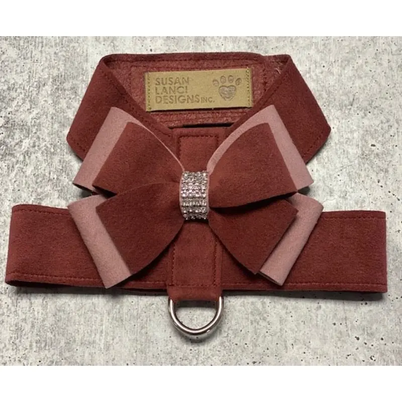 Susan Lanci Mulberry Harness with Rosewood Nouveau Bow