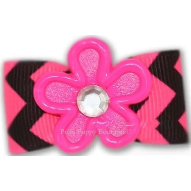 Zig Zag Bloom Hair Bow