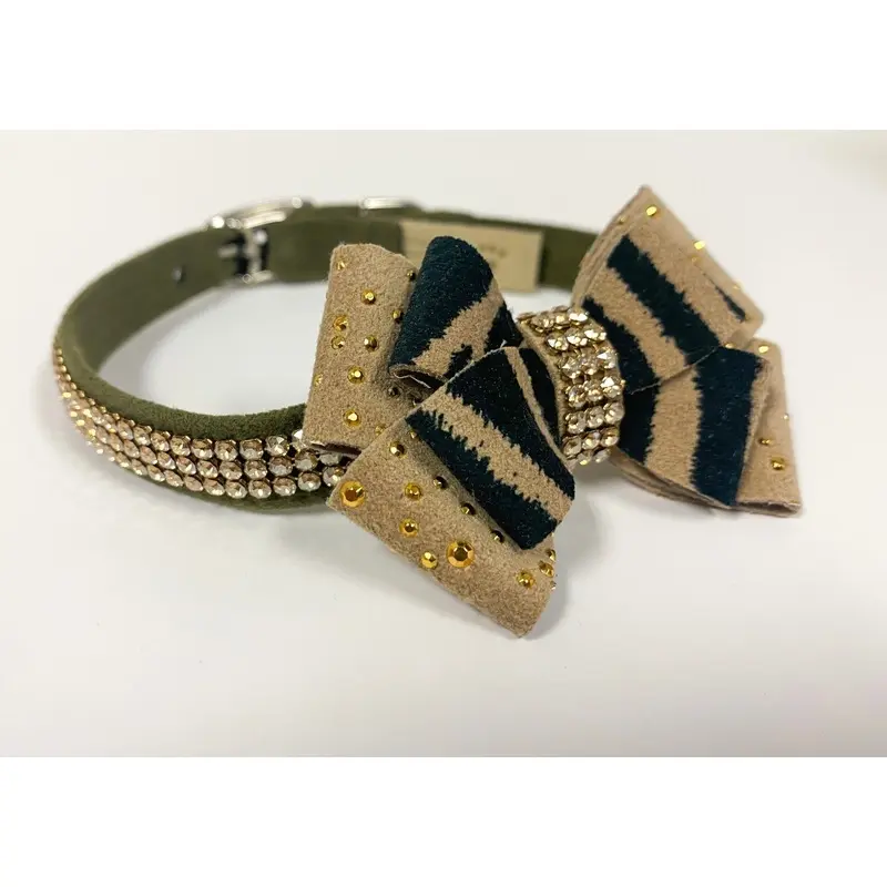 Susan Lanci "Into the Wild" Gold Crystal Collar