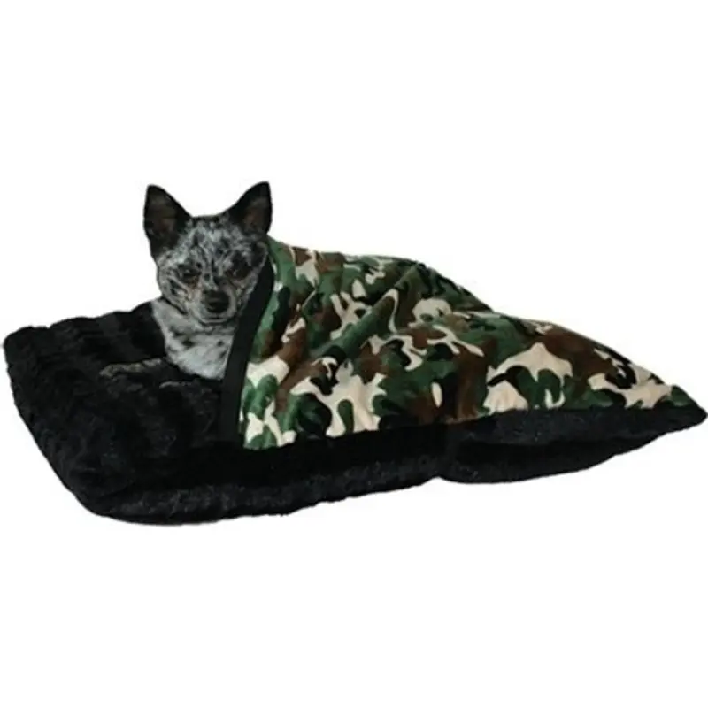 Army Camouflage Pet Pockets Bed